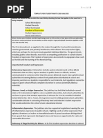 Template For Student Rights Case Analyses