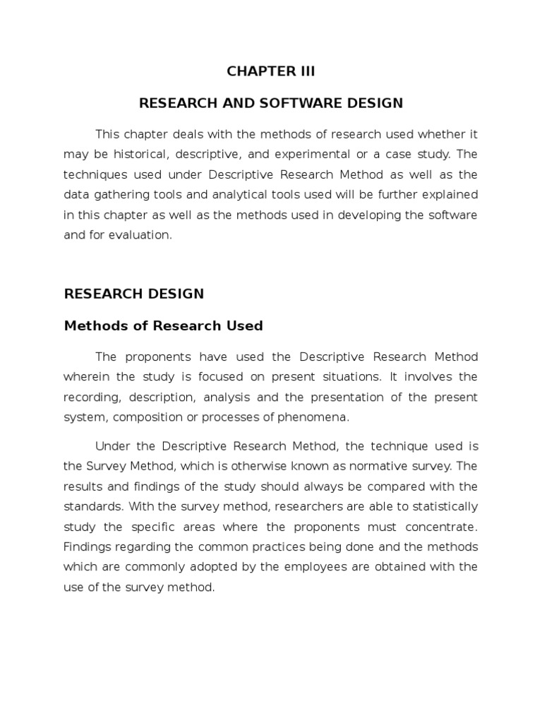 thesis practical analysis