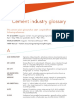 Cement Industry Glossary