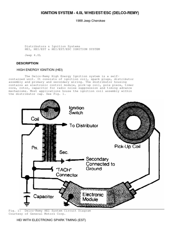 Jeep Ignition System PDF Distributor Ignition System