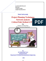 Project Planning Techniques Network Analysis Critical Path Method (CPM)