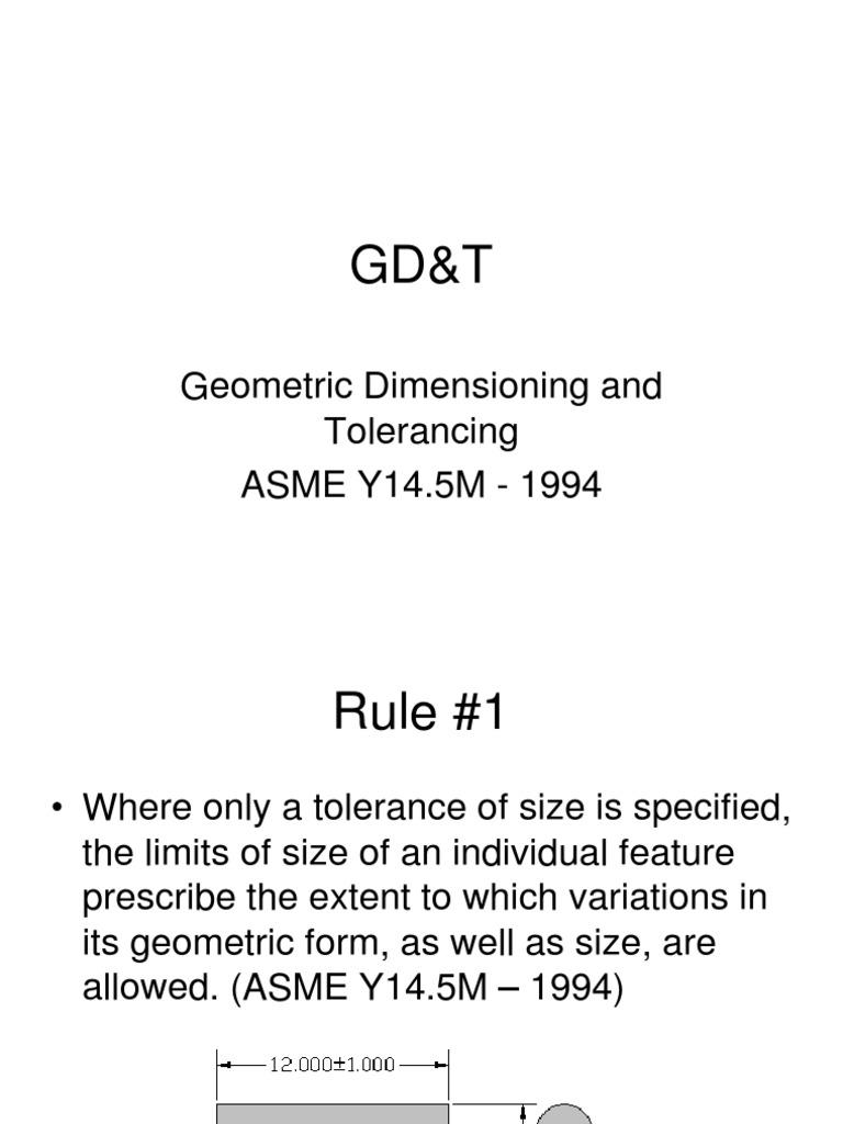Chapter 14 GD&T | PDF | Engineering | Geometry