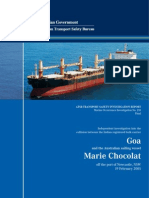 M.V GOA & Sailing Vessel Collision Investigation Report by ATSB
