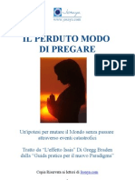 Il Perduto Modo Di Pregare