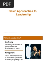 Basic Approaches 2 Leadership