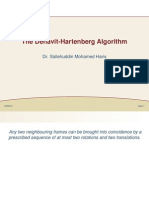 Denavit - Hartenberg Algorithm  