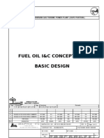 Fuel Oil I&C Conceptual Basic Design: I.P.D.C. Project: Shirvan Gas Turbine Power Plant (Bop2 Portion)