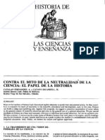 Catalán Contra El Mito de La Neutralidad en La Ciencia