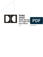 Dolby Surround and Pro Logic II Encoder: User's Manual