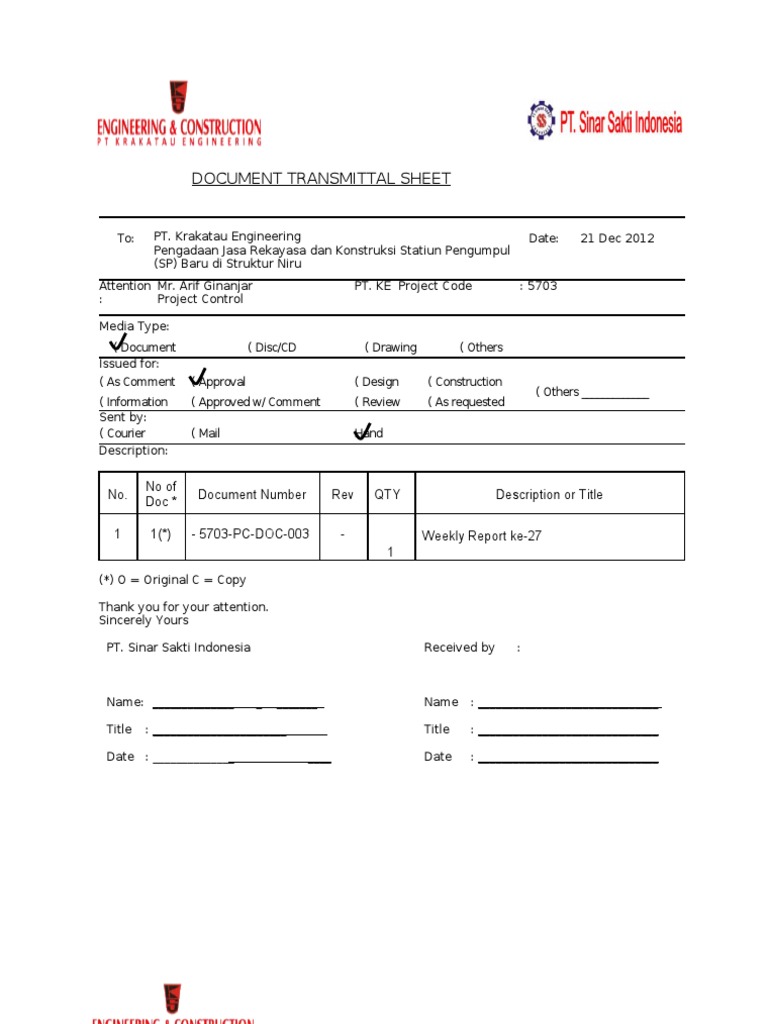 SSI Transmittal - 03 | PDF