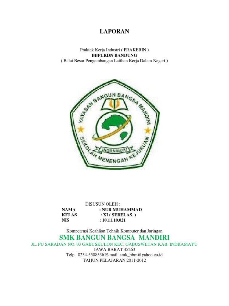 Laporan Pkl Smk Tkj