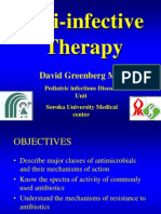 anti-infective therapy