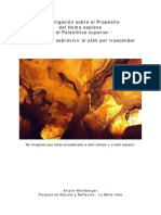 Investigación Sobre El Propósito Del Homo Sapiens en El Paleolítico Superior