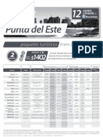 Tarifarios Punta Del Este 3 Cuotas Sin Interes Enero