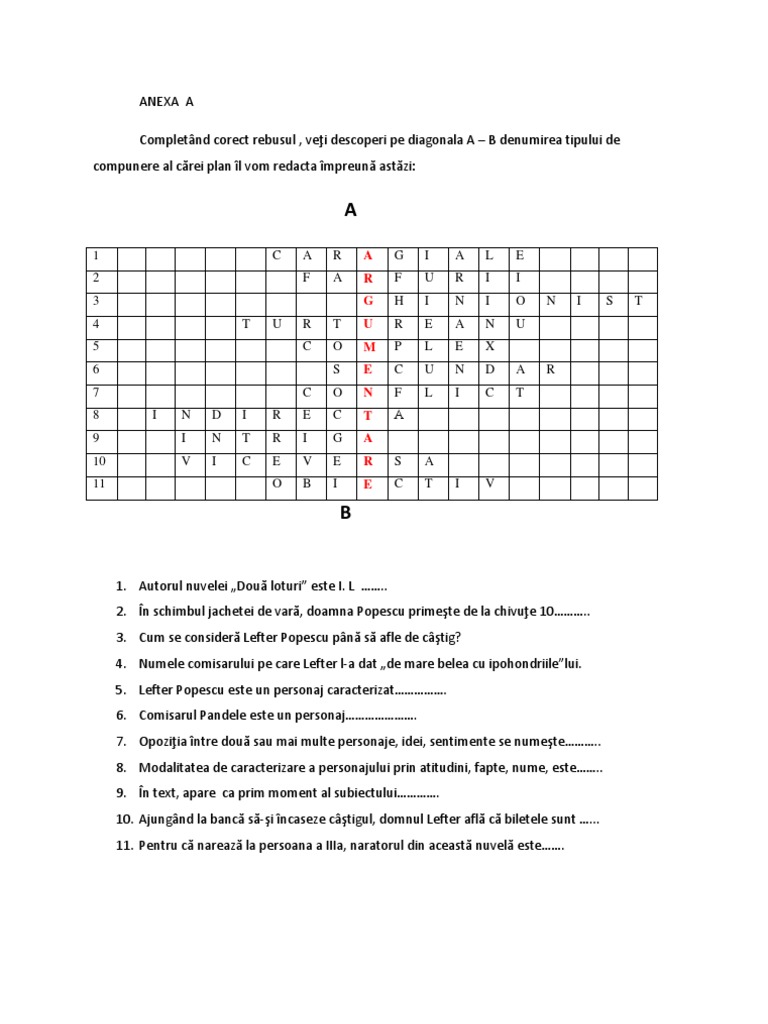Doua Loturi Rezumat Doua Loturi | PDF