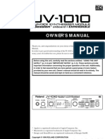 JV-1010 User Manual