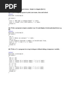 CBSE Class XI Computer Science Notes