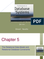 The Relational Data Model and Relational Database Constraints
