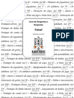 Livro do Núcleo de Árbitros de Futebol Albicastrenses de Perguntas e Respostas de Futsal - 1ª Edição (Excerto do Exemplar)