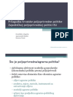 P-6 - FRANIĆ - Poljoprivredna Politika