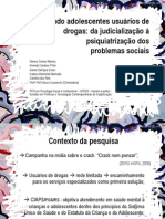 Encontro Nacional ABRAPSO 2011 - Traduzindo Adolescentes Usuários de Drogas -Daniel Dall'Igna Ecker