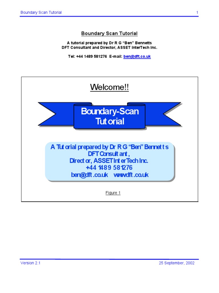 Boundary Scan Tutorial PDF