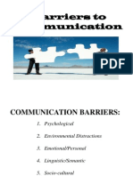 Communication Barriers