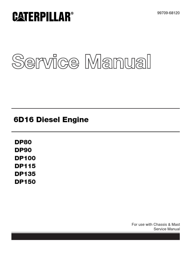 caterpillar service manual | Horsepower | Piston