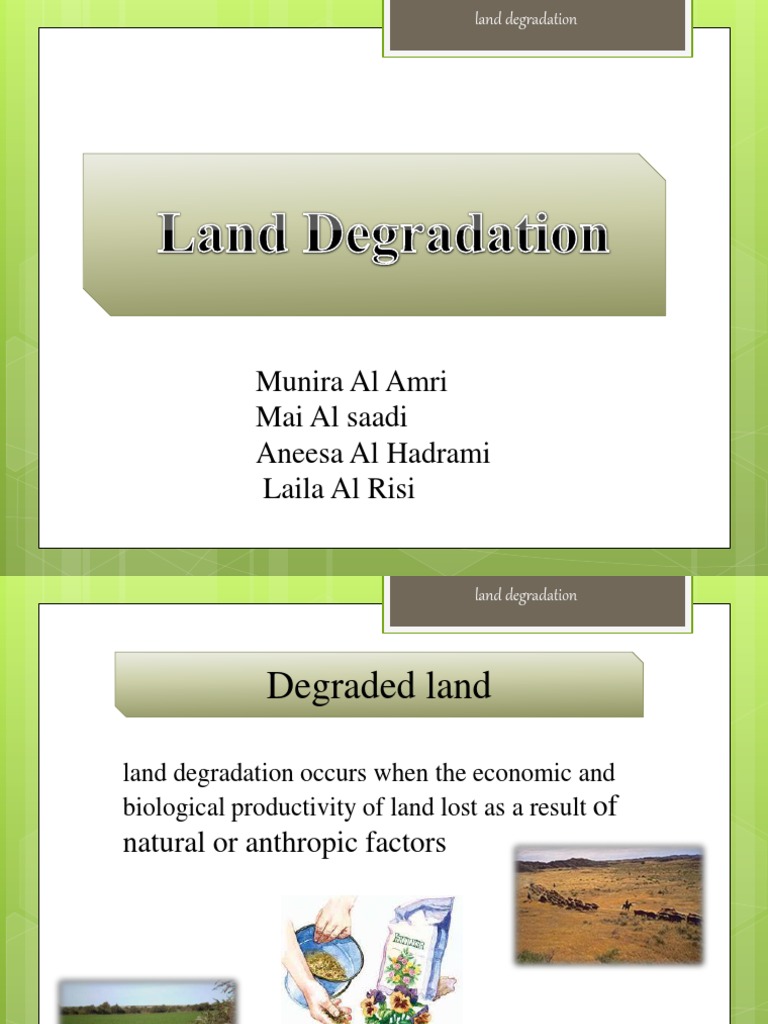 Unproductive Land | Download Free PDF | Fertilizer | Environmental ...