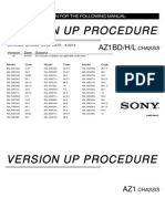 Software Manual For Sony KDL 52lx900 Version Up Procedure 190