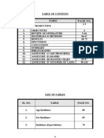 Table of Contents Chapter