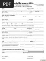 Tenant Information Sheet Form | PDF