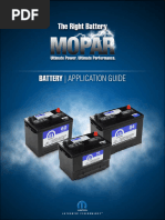 Download MOPAR BATTERY  APPLICATION GUIDE 2010 by Jesse Davis SN117707767 doc pdf