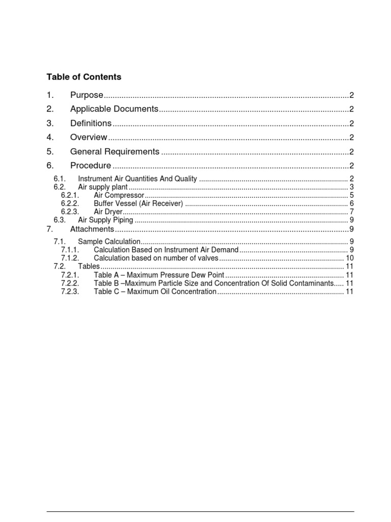 Instrument Air PDF Gas Compressor Hvac