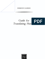 Cairns-Guide For Translating Husserl