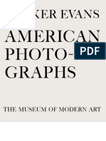 Walker Evans "American Photographs"