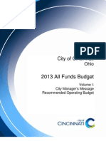 2013 Recommended Budget