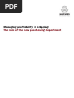 Download Managing Profitability in Shipping - The role of the new purchasing department by Eva Fiorenzoni SN11772303 doc pdf