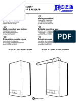 Manual Caldera Roca R-20 (Instalador)