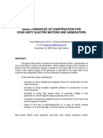 Jovan Marjanovic Basic Principles of Overunity Electro Machines