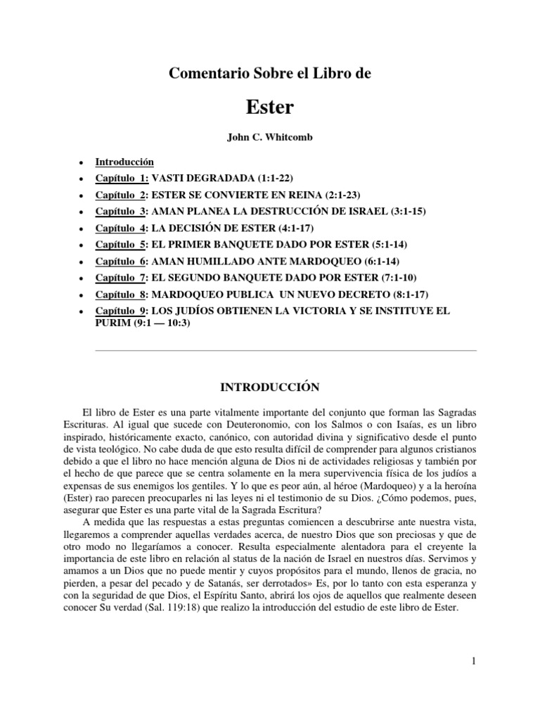 Libro de Esther PDF PDF Libro de Ester Darius I