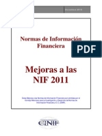 Mejoras Alas NIF 2011