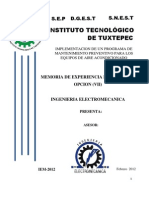 Mantenimiento A Equipos de Aire Acondicionado Comerciales