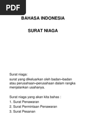 Surat Niaga