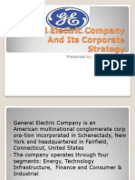 Ge Corporate Strategy