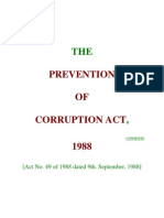 Prevention of Corruption Act