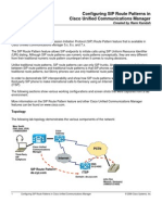 77189867 Configuring SIP Route Patterns in CUCM Posted 1-14-09