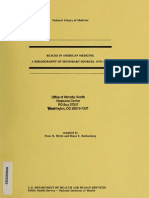 DHHS, PHS, and NLM - Blacks in American Medicine - A Bibliography of Secondary Sources, 1970-1987 (1988)