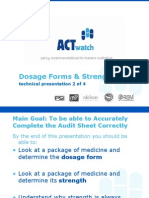 Dosage Forms and Strength