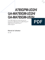Manual MB Gygabite-Ma785g-French